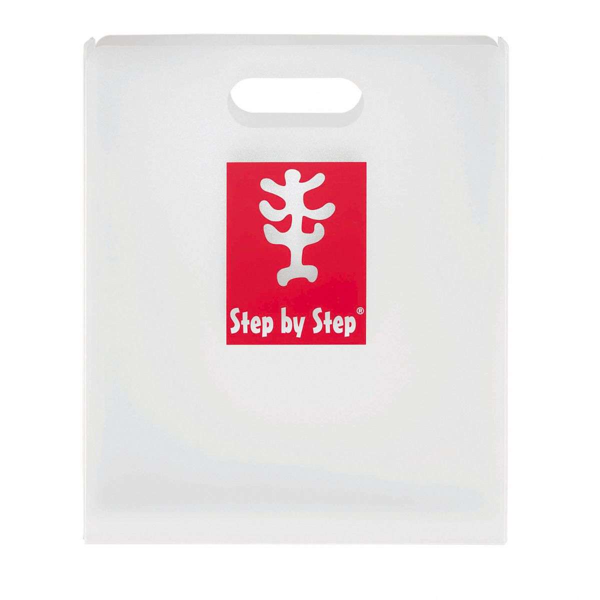 Heftbox mit Tragegriff transparent