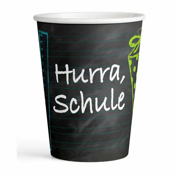 Pappbecher Schulanfang 8 Stk.