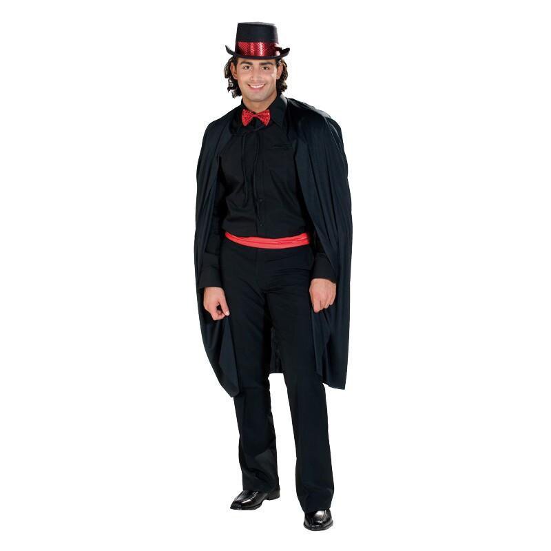 Umhang schwarz - Einheitsgröße