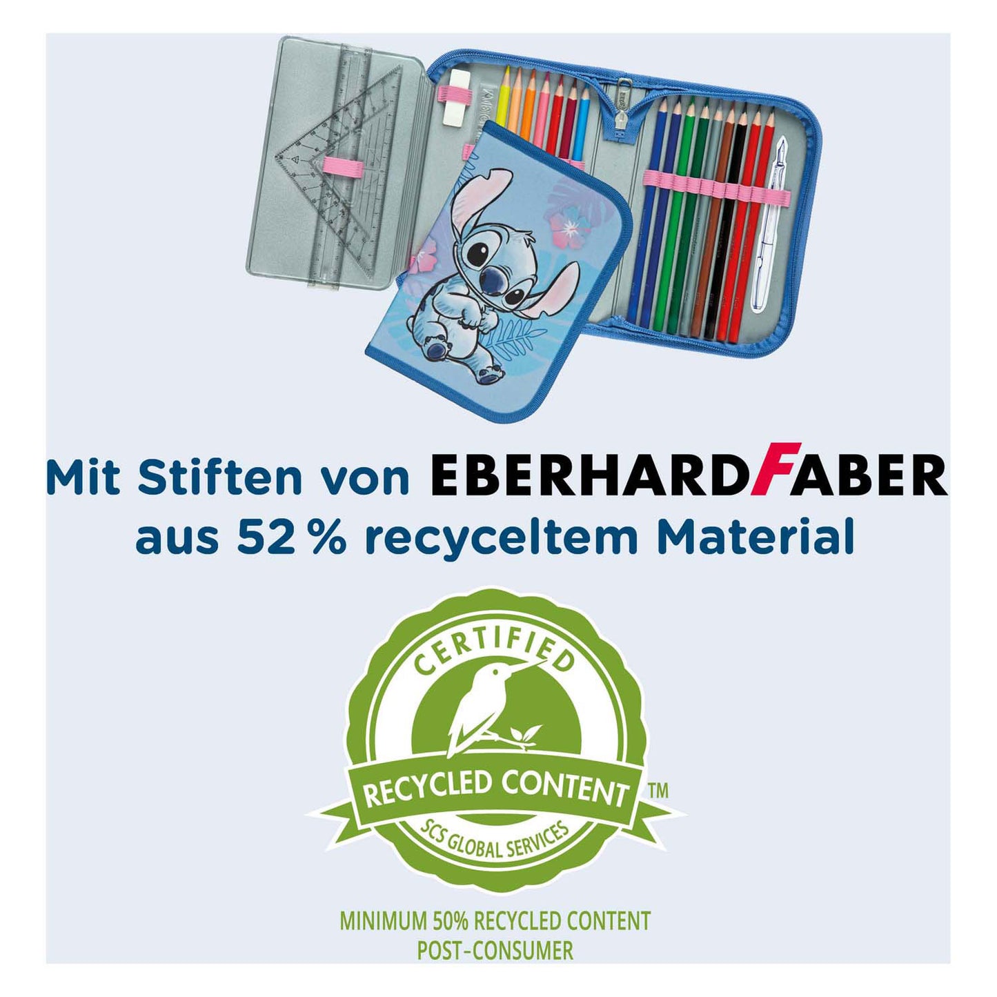 Federmäppchen gefüllt - Lilo & Stitch