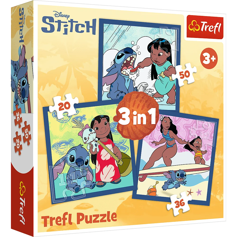 3 in 1 Pz. Time with Stitch