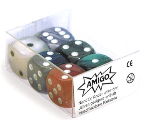 6er Würfel Set - W6 - Perlmutt