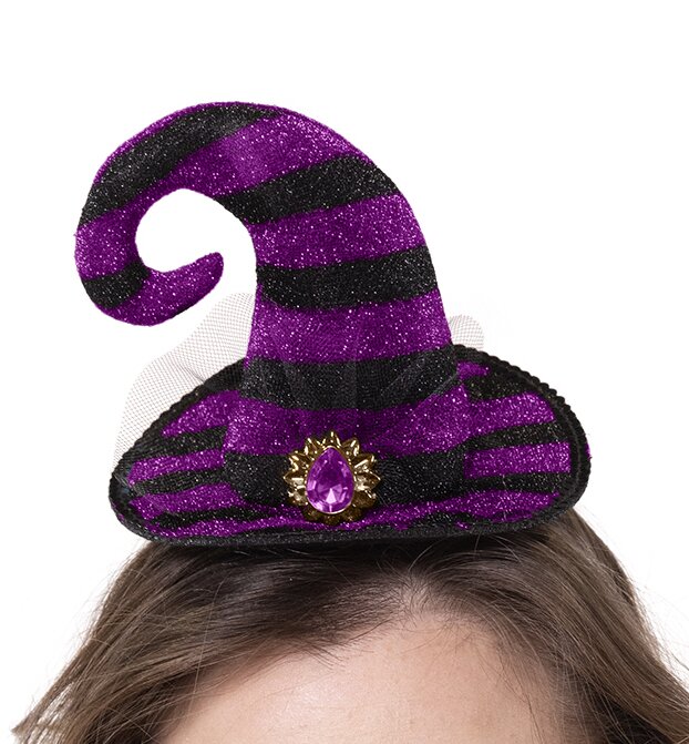 Hexenhut Miniatur Haarreif - Einheitsgröße