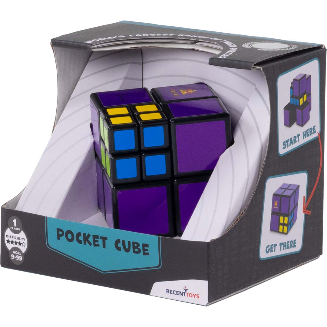 Zauberwürfel Pocket Cube mehrfarbig