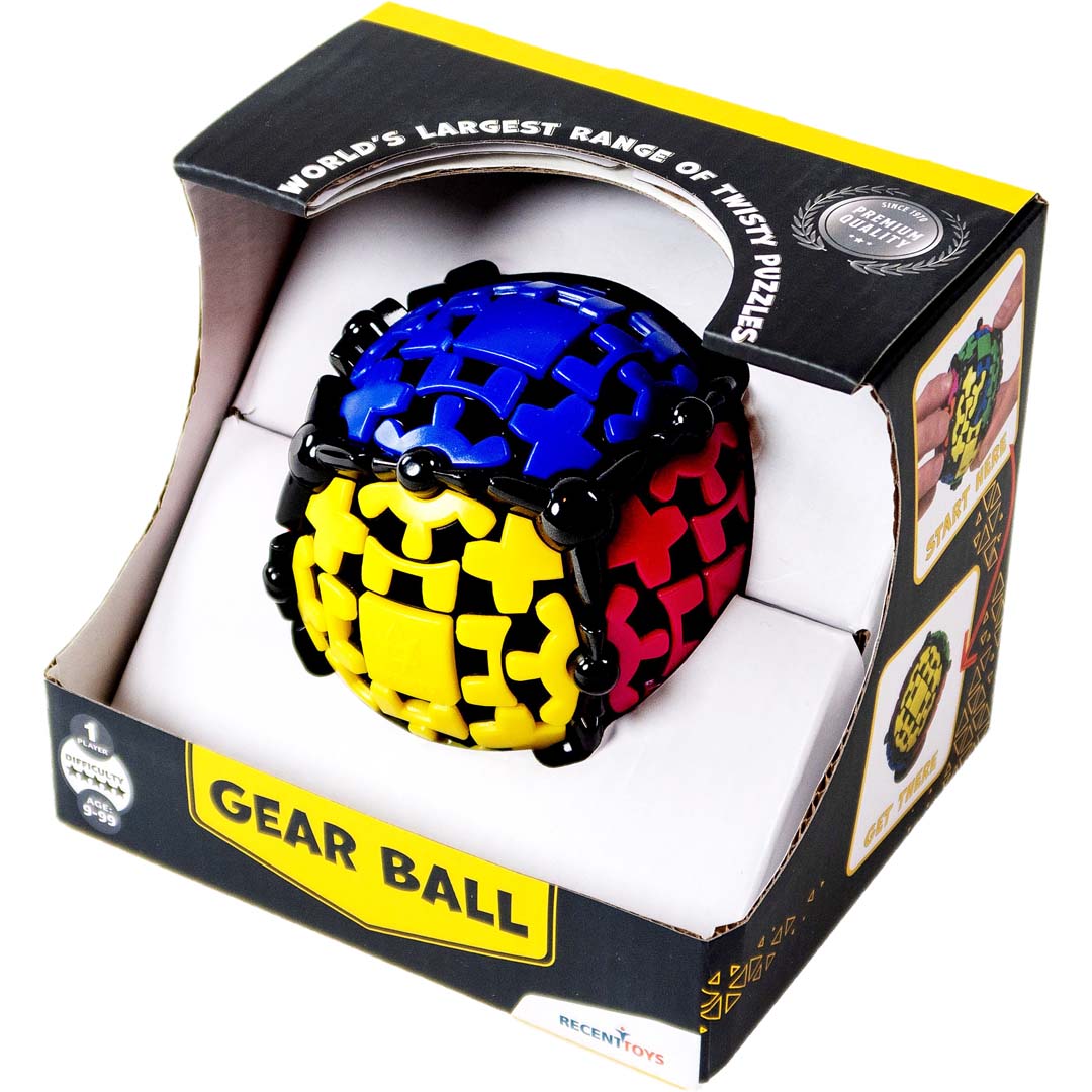 Zauberwürfel Gear Ball mehrfarbig