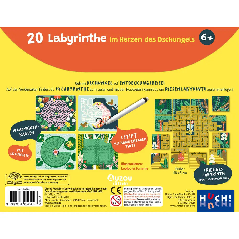 20 Labyrinthe im Herzen des Dschungels