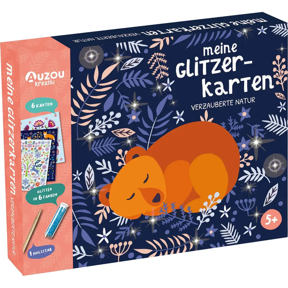 Meine Glitzerkarten - verzauberte Natur