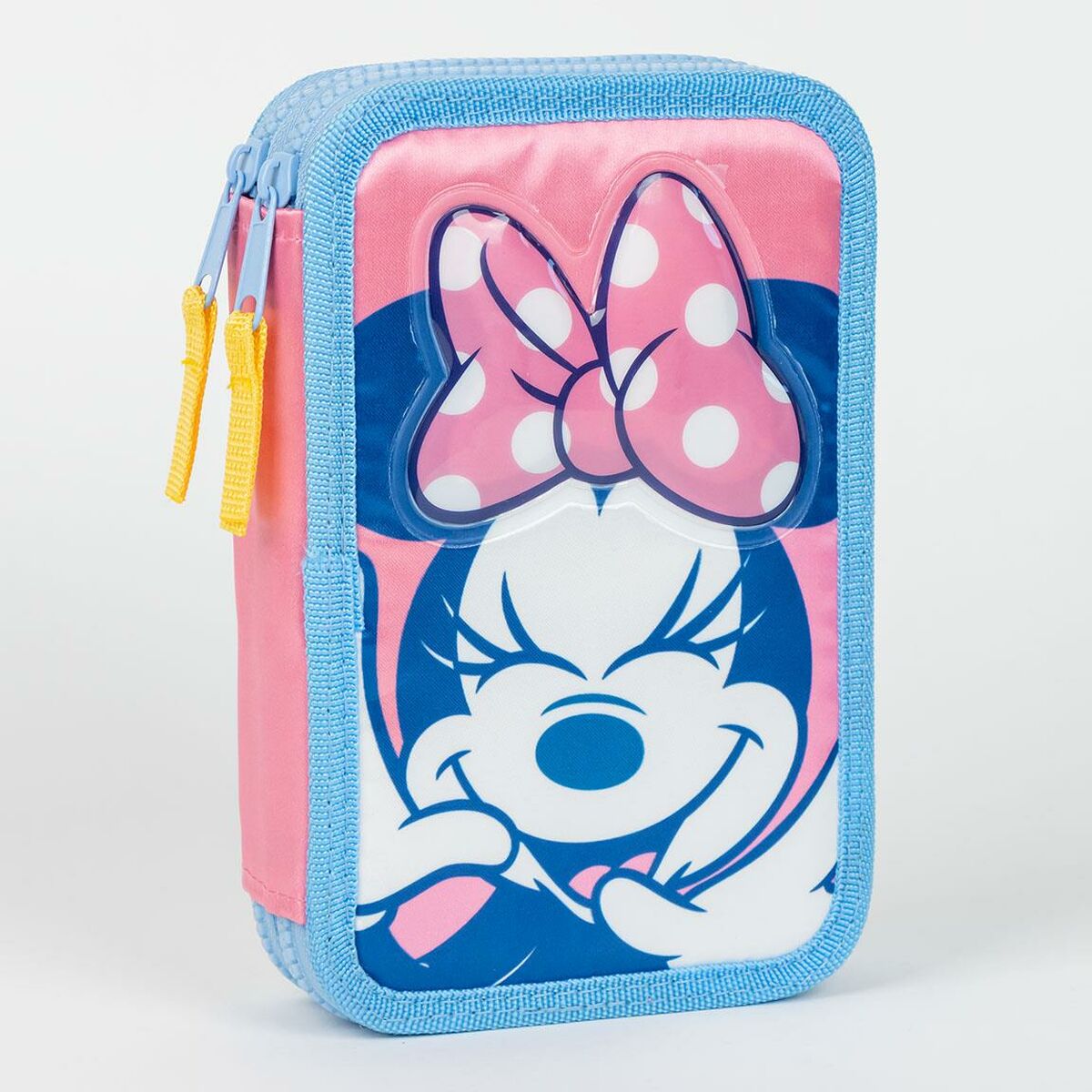 Schüleretui Doppelfedertasche - Minnie Mouse rosa