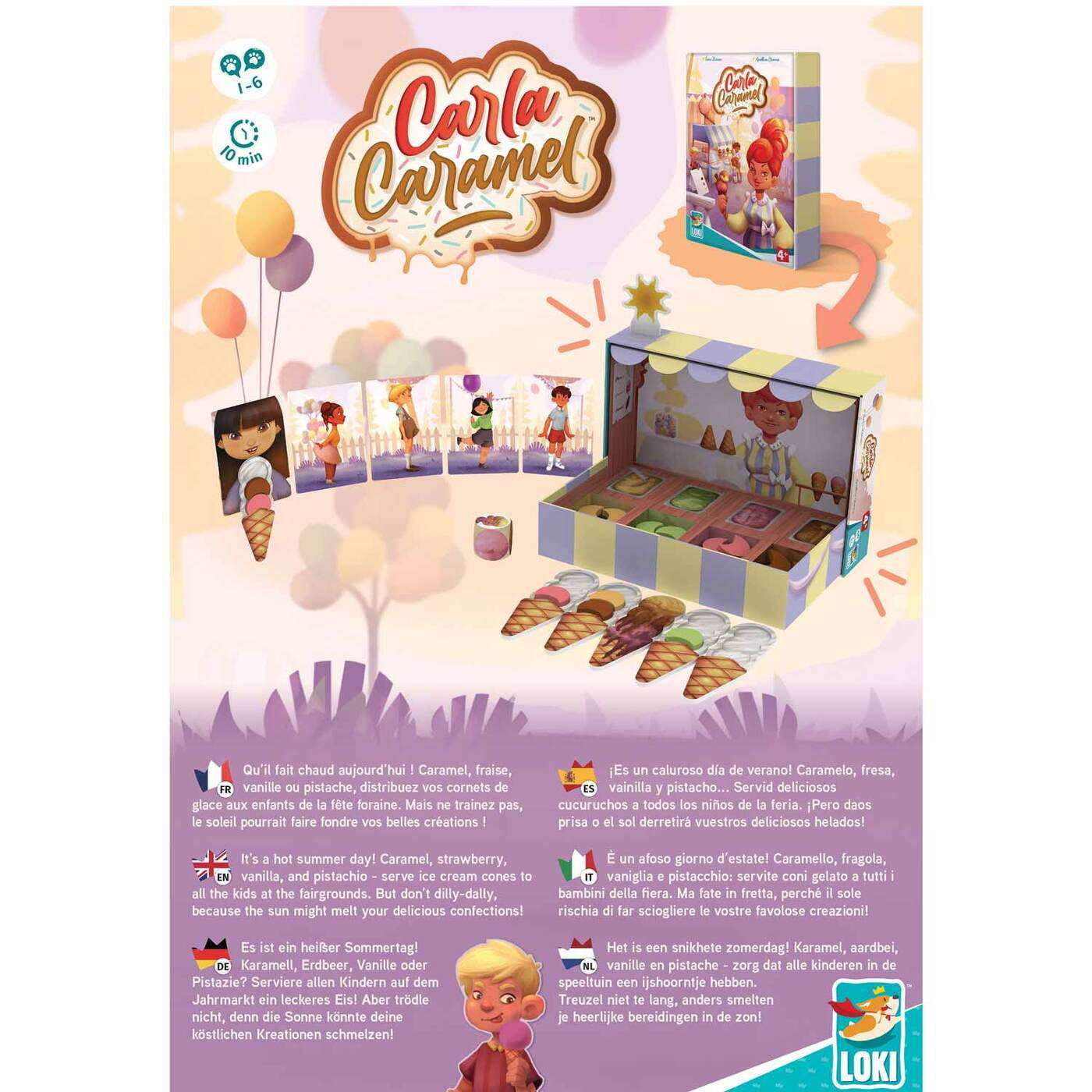Würfelspiel Carla Caramel