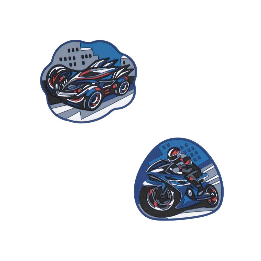 DerDieDas Wechselbuttons 2-tlg. Turbo Speed