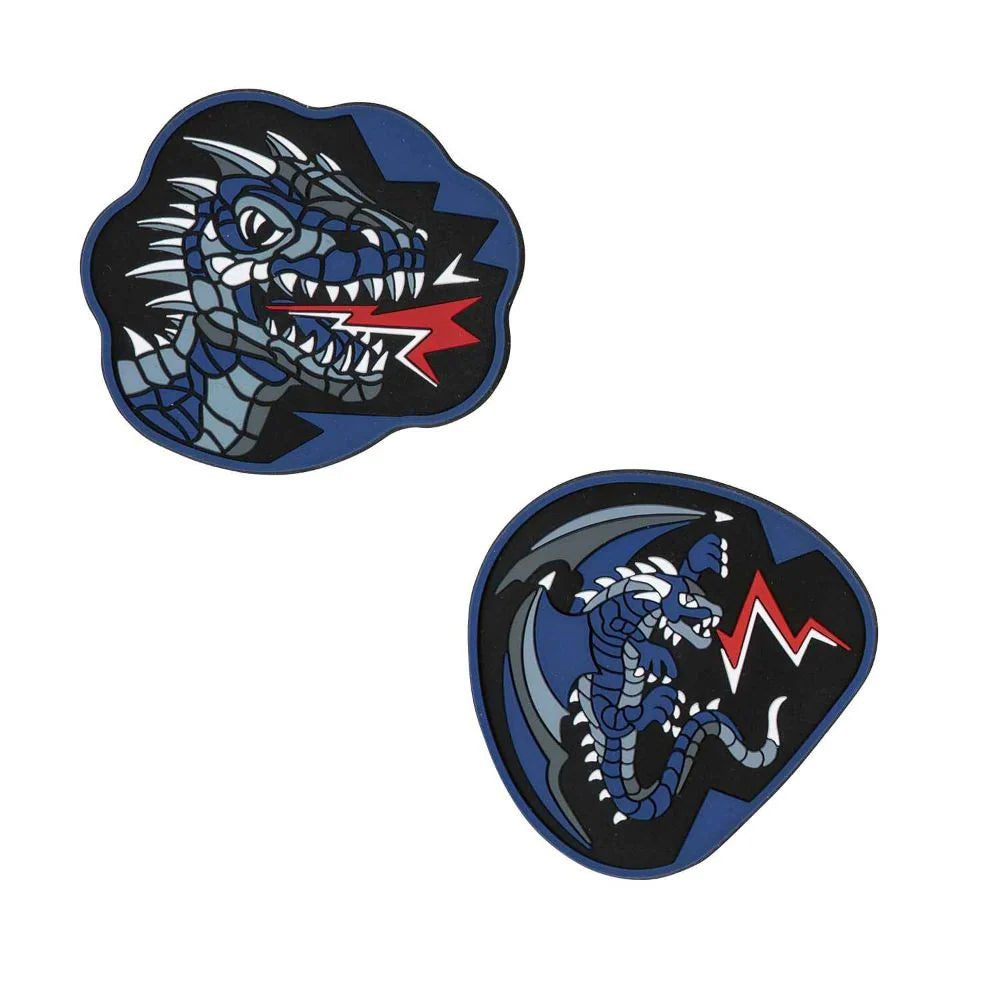 DerDieDas Wechselbuttons 2-tlg. Dark Dragon