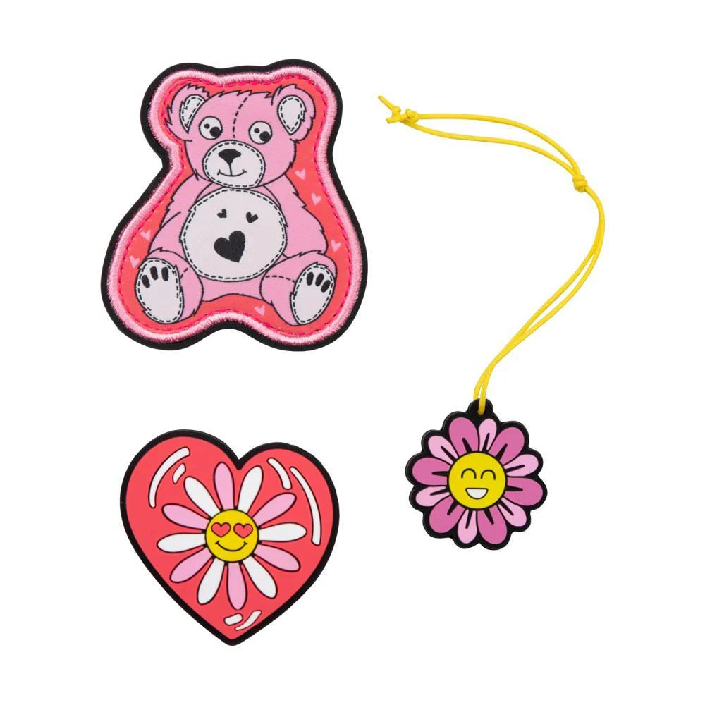 DerDieDas Wechselbuttons 3-tlg. Roses