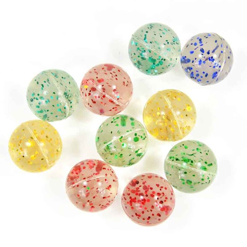 Flummi Glitter einzeln