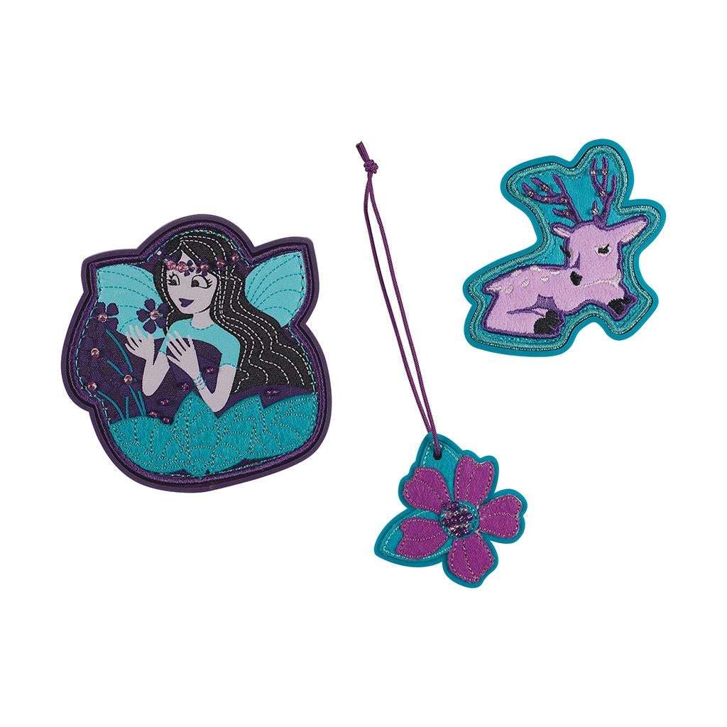 DerDieDas Wechselbuttons 3-tlg. Fairy Flower