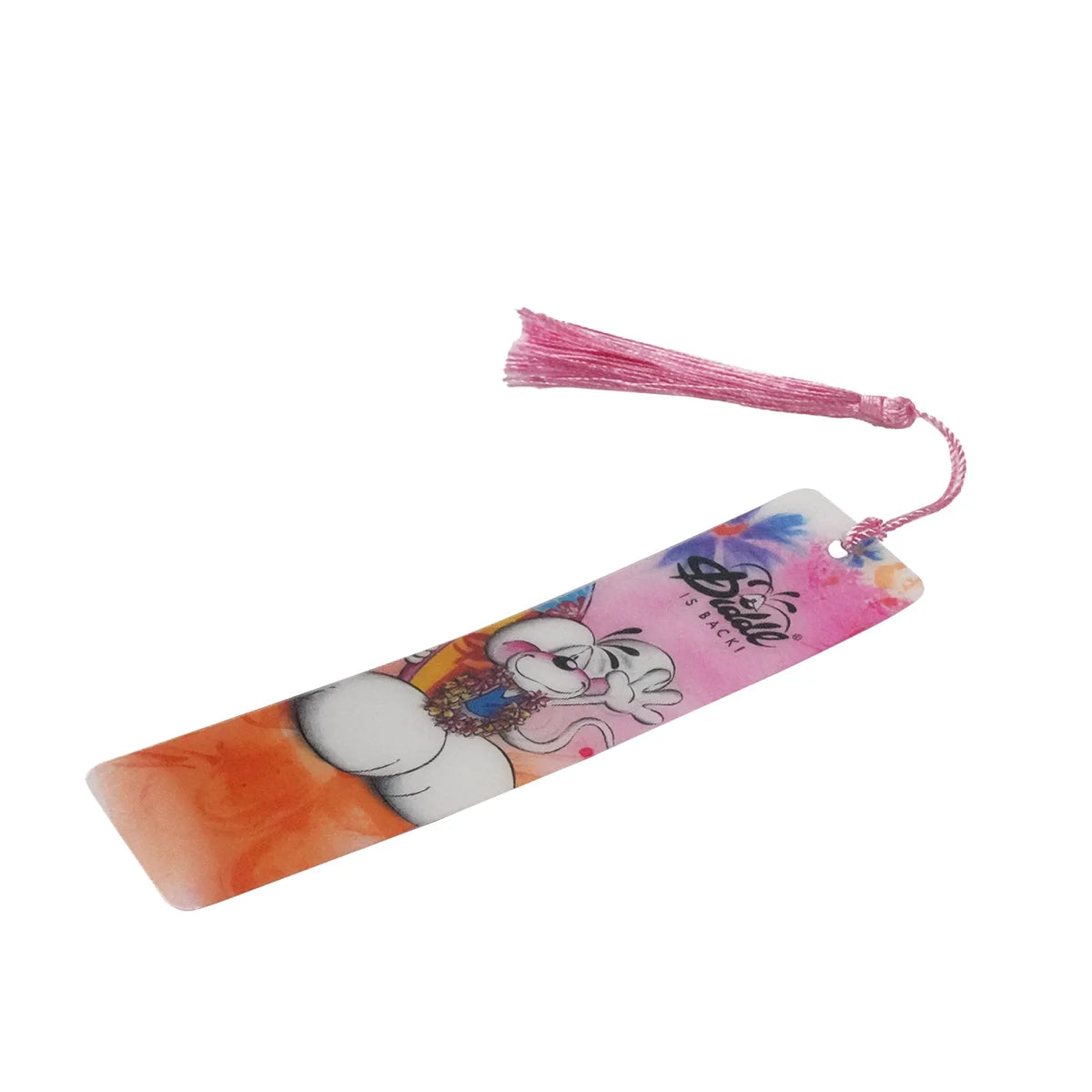 Diddl 3d-Optik-Lesezeichen rosa