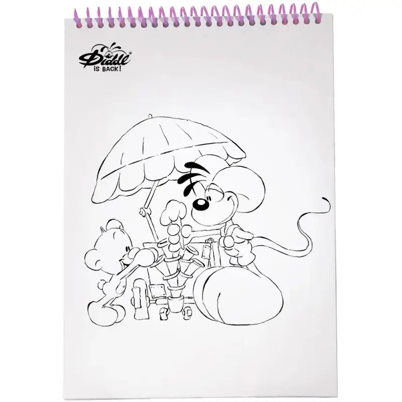 Diddl Malbuch rosa - A4