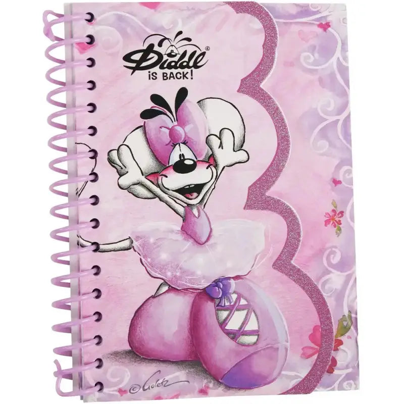Diddl Notizbuch lila - A6