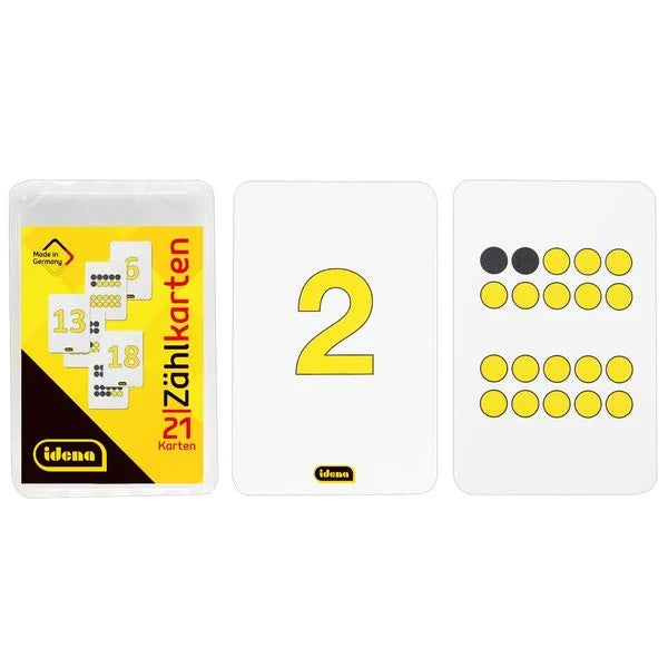 Idena Zählkarten 0-20