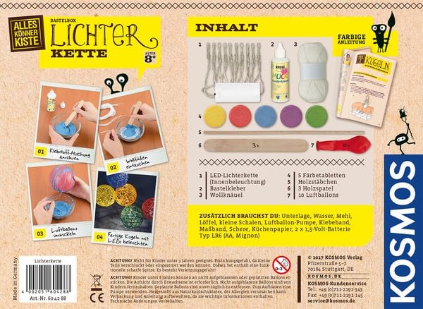 Bastelset AllesKönnerKiste Lichterkette