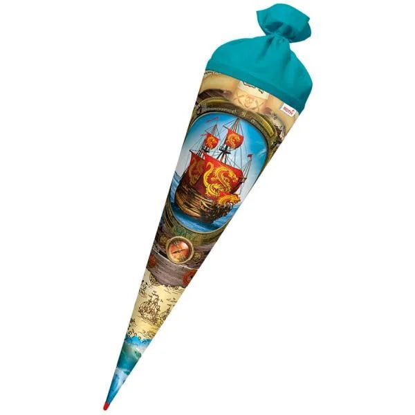70 cm Schultüte Piratenschiff