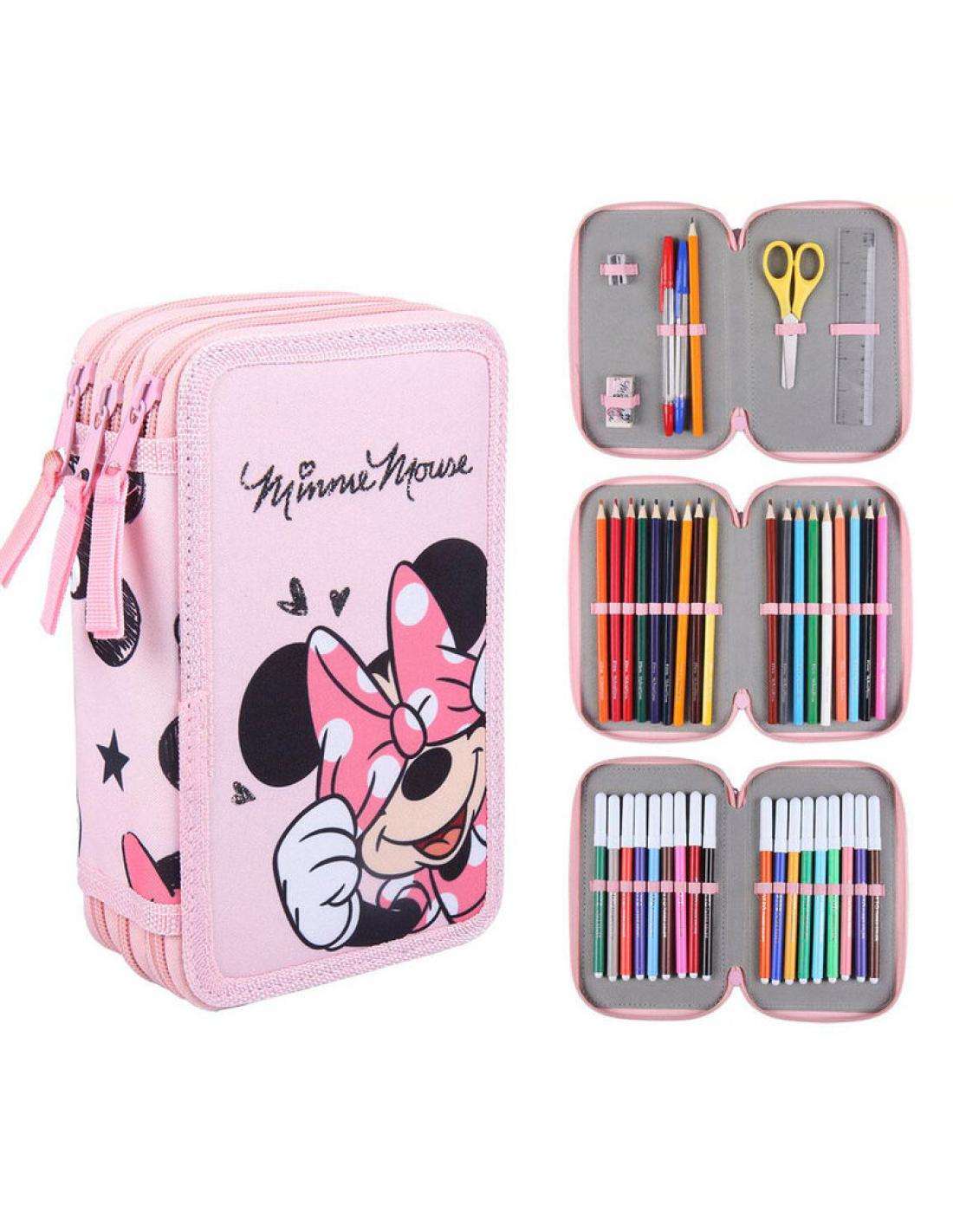 Schüleretui Tripledecker - Minnie Mouse