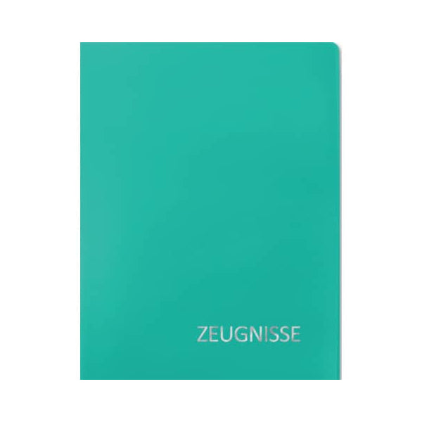 Zeugnismappe basic türkis