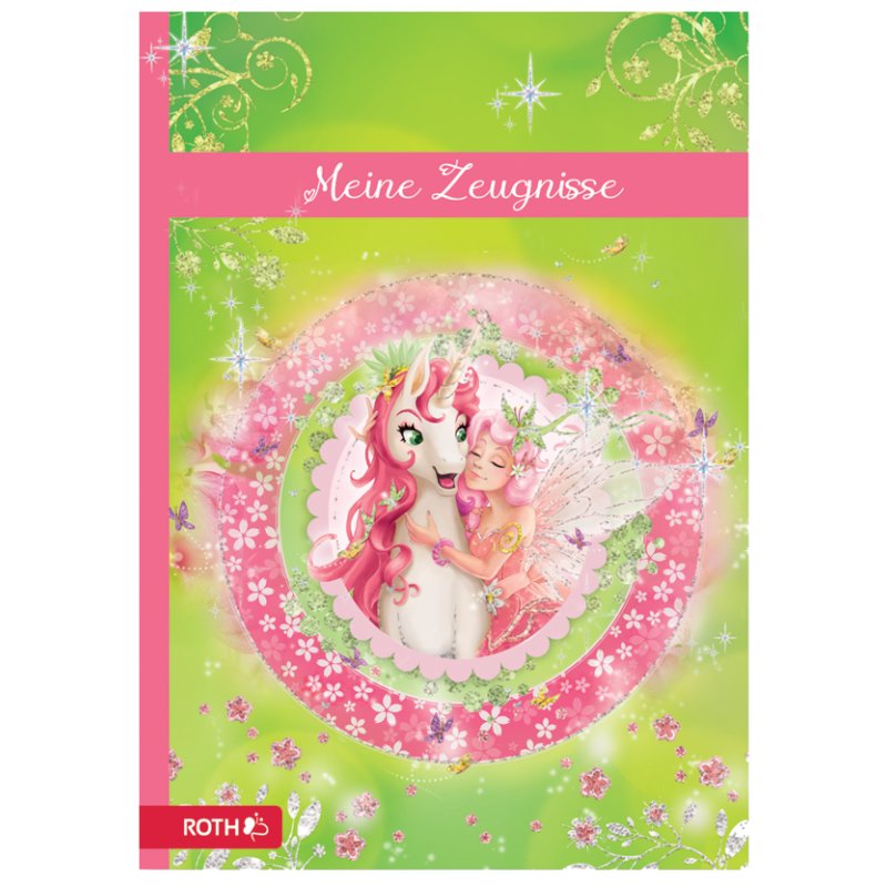 Zeugnismappe Einhornglück