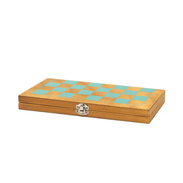 Holz Schach und Dame
