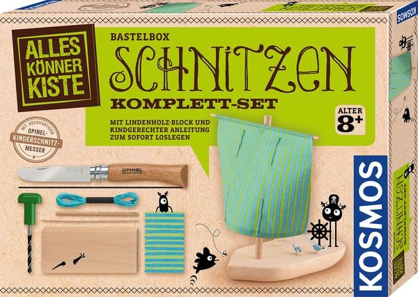 Bastelset AllesKönnerKiste Schnitzen - Komplett Set