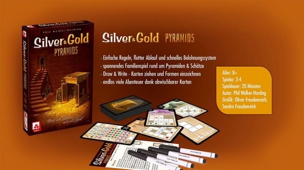 Silver & Gold Pyramids