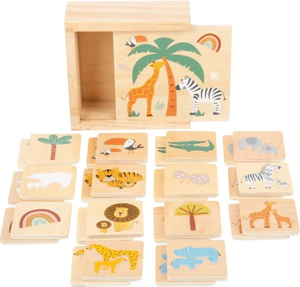 Holz-Memory - Safari - 28 Teile