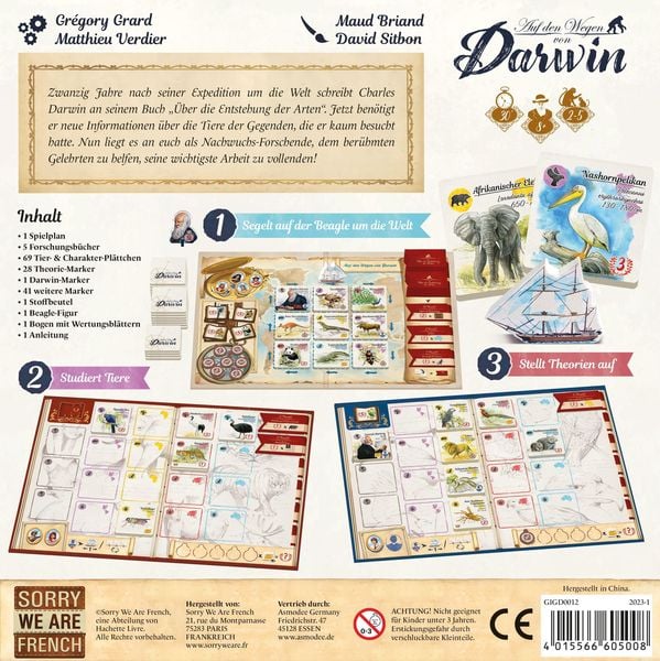 Auf den Wegen von Darwin