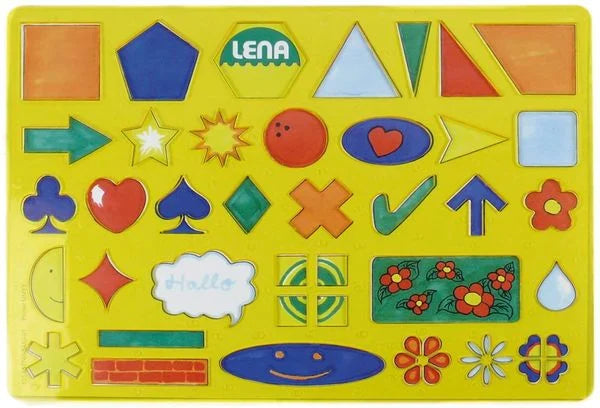 Lena Schablonen Alphabet + Zahlen