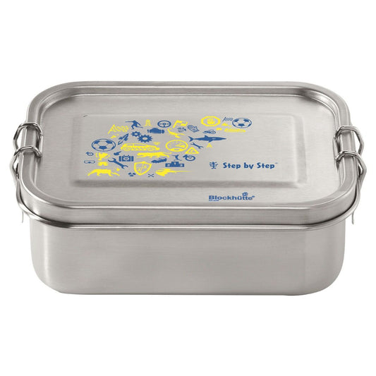 Edelstahl-Lunchbox Blue & Yellow