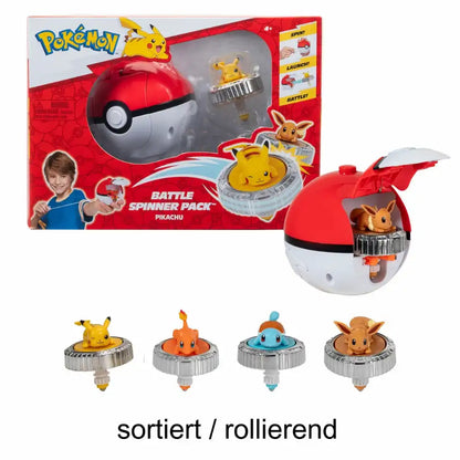 Pokémon Battle Spinner sortiert