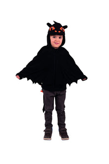 Schwarzer Drache Cape - 116/128