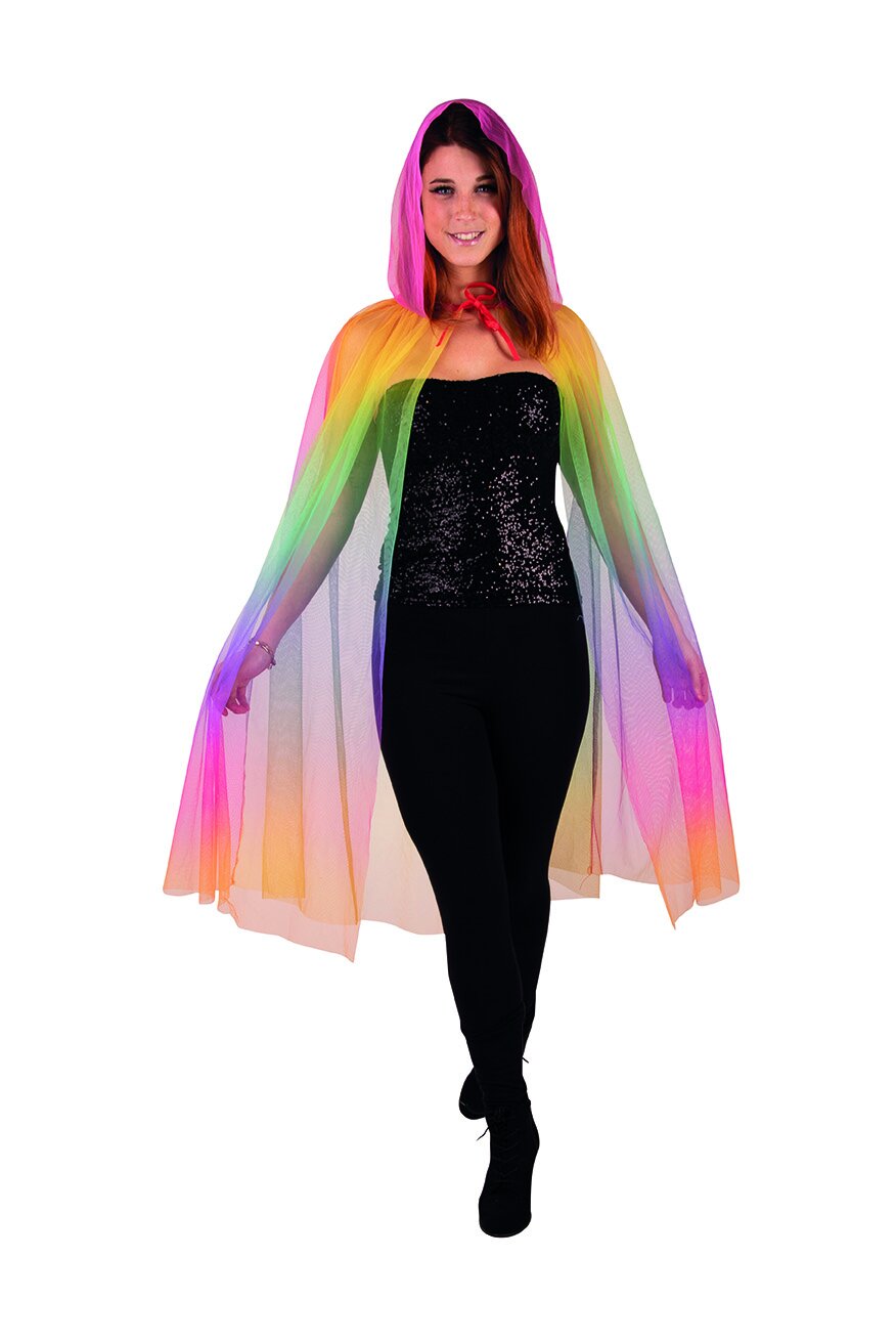 Regenbogencape - Einheitsgröße
