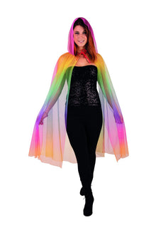Regenbogencape - Einheitsgröße
