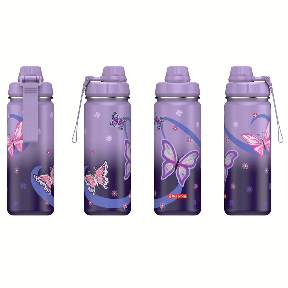 SBS Isolierte Edelstahl-Trinkflasche - Sweet Butterfly