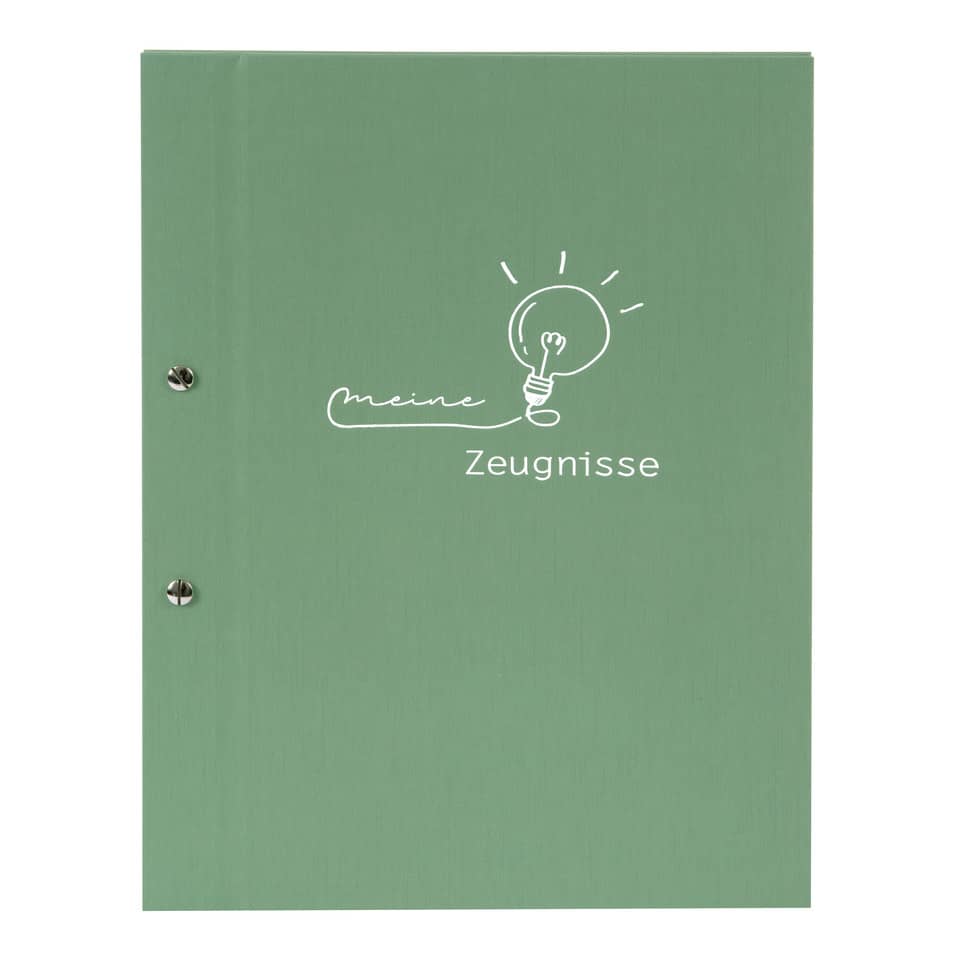 Goldbuch - Zeugnismappe die Welt