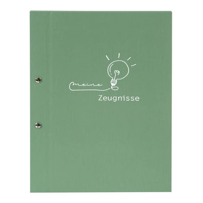Goldbuch - Zeugnismappe die Welt