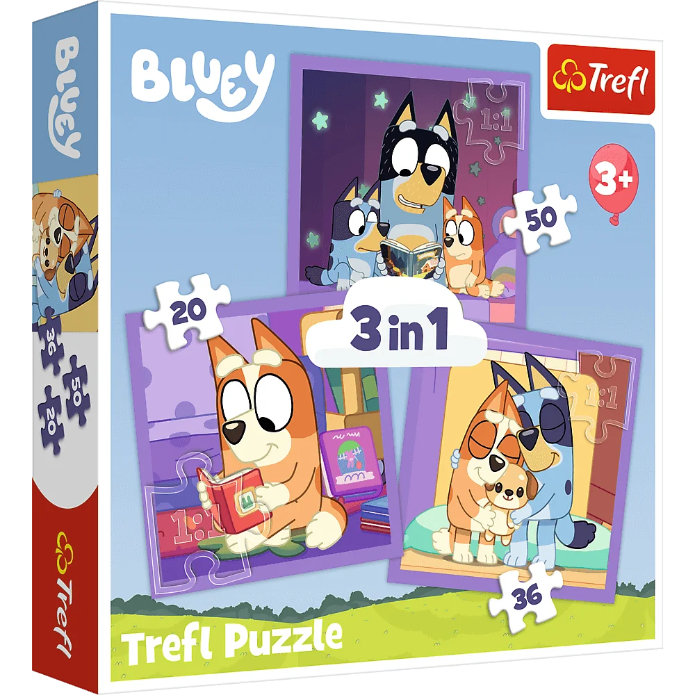 3 in 1 Pz. meet Bluey