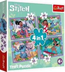 4 in 1 Pz Lilo&Stitch´s crazy day