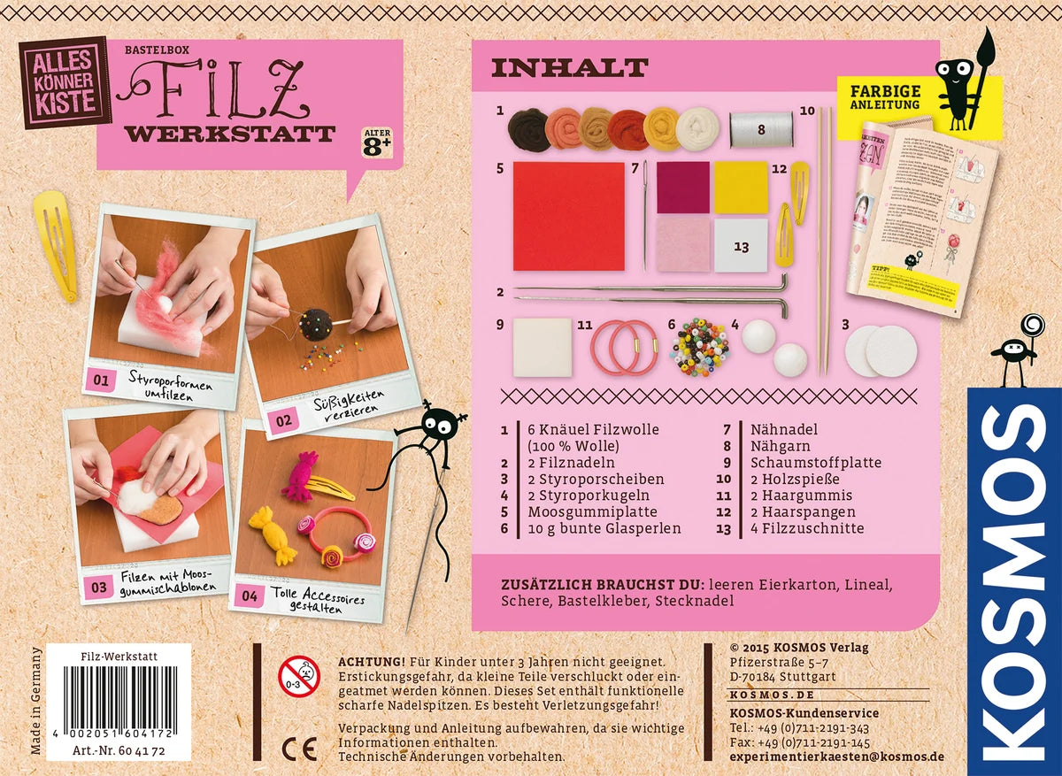 Bastelset AllesKönnerKiste Filzwerkstatt