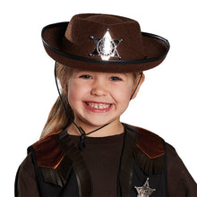 Cowboyhut braun Kinder - Einheitsgröße