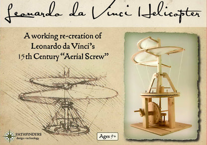 Holzbauset - Leonardo Da Vinci - Helikopter