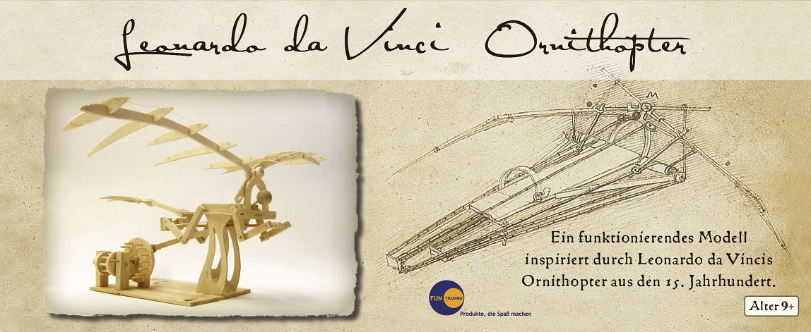 Holzbauset - Leonardo Da Vinci - Ornithopter