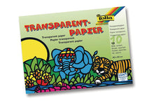 Transparentpapier - 10 Farben - 10 Bögen -