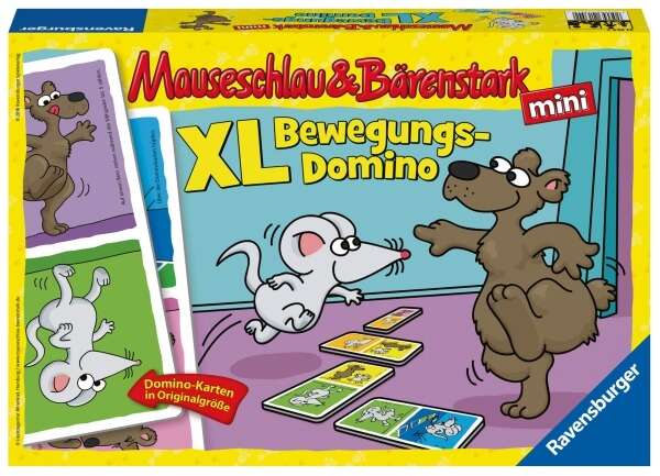 Mäuseschlau + Bärenstark - XL Bewegungs-Domino