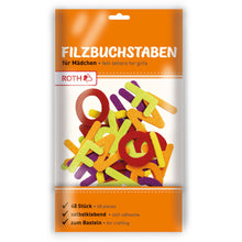 Filzbuchstaben Mädchen